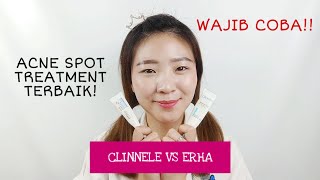 ACNE SPOT TREATMENT TERBAIK WAJIB PUNYA  CLINNELE VS ERHA  Luella Artistry [upl. by Elhsa]