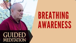 Guided Meditation  Breathing Awareness [upl. by Hibbs]