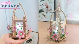 DIY Popsicle Sticks Crafts  DIY Room Decoration Ideas [upl. by Akkinahs]