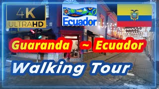 🇪🇨【4K 60fps】WALK  GUARANDA  walking Tour  Ecuador [upl. by Lirret]