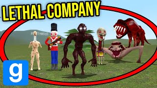 NEW LETHAL COMPANY CREATURES Garrys Mod Sandbox [upl. by Tnelc79]