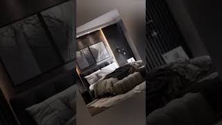 Bachelors Pad Bedroom Design 🌑 home bachelorspad shorts [upl. by Darb]