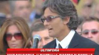 Fiorello al funerale di Mike Bongiorno [upl. by Kovacs]