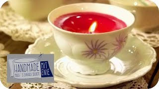 Kerzen in der Tasse  Handmade mit Enie  Machs einfach selbst  sixx [upl. by Nosam737]