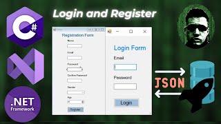 Easily Create a User Registration amp Login System in C WinForms [upl. by Abbottson]