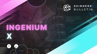 Skinners Bulletin Showcase  INGENIUM X [upl. by Yhotmit]