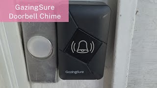 GazingSure Wireless Doorbell Review  Waterproof Doorbell Chime Door Bell Ringer [upl. by Sande]