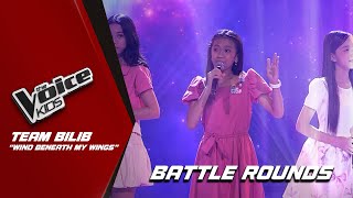 The Voice Kids Team Bilibs PERFECT HARMONIES in Wind Beneath My Wings  Battle Rounds [upl. by Weidner]