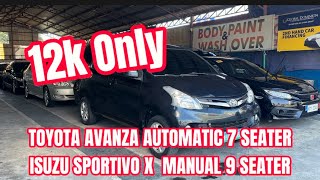 March 2024  New Arrival Toyota Avanza 7 Seater amp Isuzu Sportivo 9 Seater Diesel [upl. by Kotick921]