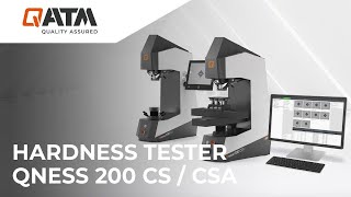 Macro hardness tester Qness 200 CS CSA QATM – 多功能硬度機產品介紹 [upl. by Wolcott]