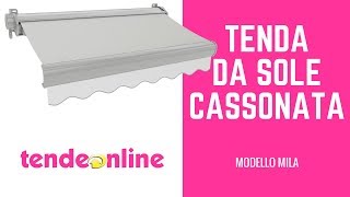 Tenda da Sole Cassonata modello MILA  Tendeonline [upl. by Vinna497]