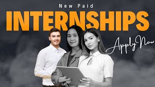 PAID Summer Internship in Pakistan 2024Internships 2024 In Pakistan [upl. by Buatti]