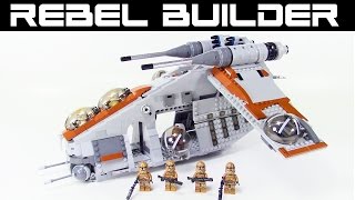 LEGO Star Wars Republic Gunship Set 75021 Alternate Color [upl. by Draner]