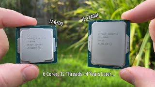 I7 8700 vs I5 12400F  6 Cores and 12 Threads 4 Years Later [upl. by Bixby]