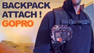 GoPro Tips 4  GoPro on Backpack Shoulder Strap [upl. by Melak158]