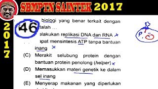 pembahasan soal SBMPTN 2017 saintek biologi no 46 virus [upl. by Kcired429]