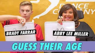 Abby Lee Miller vs Brady Farrar  Guess Their Age [upl. by Kcirddot]