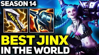 RANK 1 BEST JINX IN SEASON 14  AMAZING GAMEPLAY  League of Legends [upl. by Ylesara]