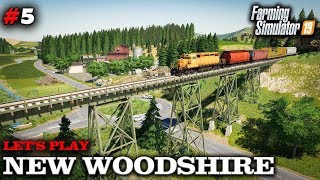 FS19 New Woodshire Lets Play 5 Taking A train Ride [upl. by Maya]