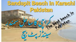 Sandspit Beach Karachi  Karachi Beautiful Beaches  Hidden Places In Karachi [upl. by Hank]