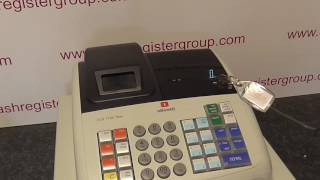 Olivetti ECR 7700 ECR7700 ECO How to do a percentage discount [upl. by Arima]