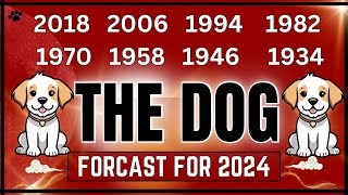 DOG CHINESE FORECAST FOR 2024  quotWhat Does 2024 Hold For Youquot [upl. by Ynney]