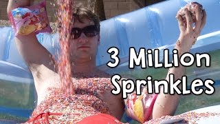 3 Million Sprinkles on a Cake Just About [upl. by Stilu]