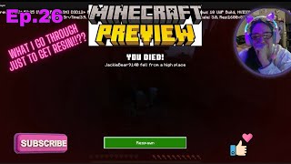 Minecraft Preview  I finally get resin  Ep 26 [upl. by Nossaj]