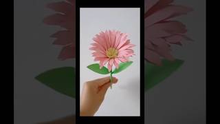 Beautiful Flower Craft with Paper handmade flowers craft viral trending [upl. by Akinar]