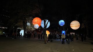 Lighting festival in Oslo Norway [upl. by Zetnauq]