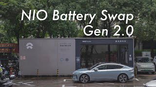 NIO Power  2nd Gen Power Swap Station 20  A complete experience [upl. by Ttenna79]