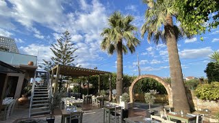 Nymfi Restaurant 🇬🇷 Agia Marina 🌴 Crete 🏖 Greece [upl. by Burnaby270]