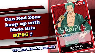 Red Zoro in OP06  EP1 Game 4 Red Zoro vs Blue Black Sakazuki FINALS [upl. by Zetnas61]