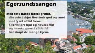 Egersundssangen Med tekst [upl. by Asseral]