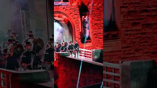 Majesticks Drum Corps Edinburgh Castle shorts edinburghtattoo drums [upl. by Roinuj]