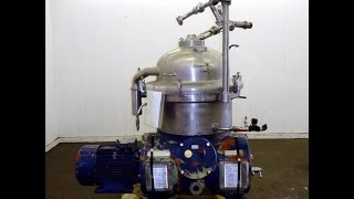 Used Westfalia SA4003076 Disc Centrifuge  Stock 46660003 [upl. by Notned]