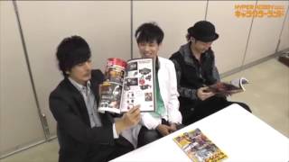 『仮面ライダー鎧武外伝』第2弾「デューク編」の青木玄徳さん、久保田悠来さん、波岡一喜さんのお三方より「キャラクターランド」読者にスペシャルメッセージ [upl. by Melody833]