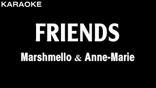 Friends  Marshmello amp AnneMarie Karaoke Español Versión Andrea Garcia [upl. by Alyehs337]