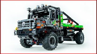 LEGO Technic 42129 4x4 MercedesBenz Zetros Trial Truck Speed Build for Collectors  Brick Builder [upl. by Boyden782]