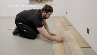 How to install Invictus click vinyl flooring in a wood staggered pattern [upl. by Sinned934]