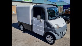 Aixam Mega 600 Electric Van  NOW SOLD VIA ONLINE AUCTION AT RAMCO UK [upl. by Dnilasor]