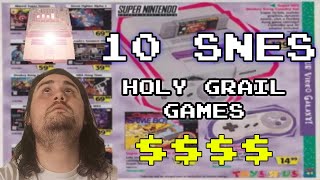 10 Holy Grail SNES Games [upl. by Ffirahs772]