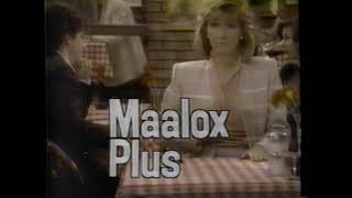 1987 Maalox Plus Antacid quotWhere are the gas painsquot TV Commercial [upl. by Magdala]