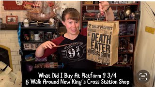 Platform 9 34 Kings Cross Station Shop Tour and Shopping Unboxing [upl. by Debora741]