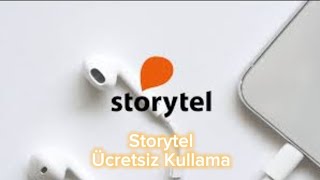 Storytel Ücretsiz Kullanma  Storytel Sesli Kitap [upl. by Earehc]