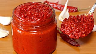 Red Chilli Garlic Chutney  Easy And Quick Garlic Chutney  Kanaks Kitchen [upl. by Eizus]