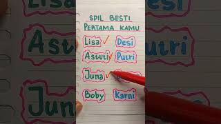 Spil besti pertama kamu art huruf drawing [upl. by Trauner]