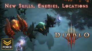 Diablo 3  NEW SKILLS ENEMIES LOCATIONS [upl. by Naek]