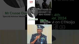 The State Of Security In EdoCrusoe Osagie Joins us live from Benin City by 9pm [upl. by Alleirbag]