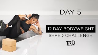 12 Day Bodyweight Shred Workout Challenge  Day 5 Upper Body Resistance Training  Massy Arias [upl. by Michelina]